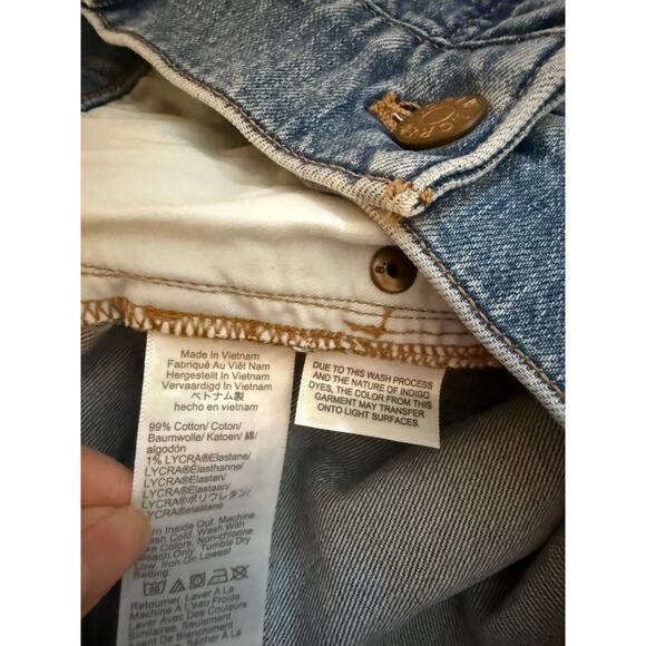 NWT J.Crew Wide-Leg Full-Length Jeans Sz 34 Light Wash High Rise Stretch - Picture 5 of 10